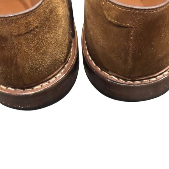 J. Crew Men's Ludlow Derbys Dress Shoes Lace Up in Snuff Suede Size 9 - Picture 9 of 12